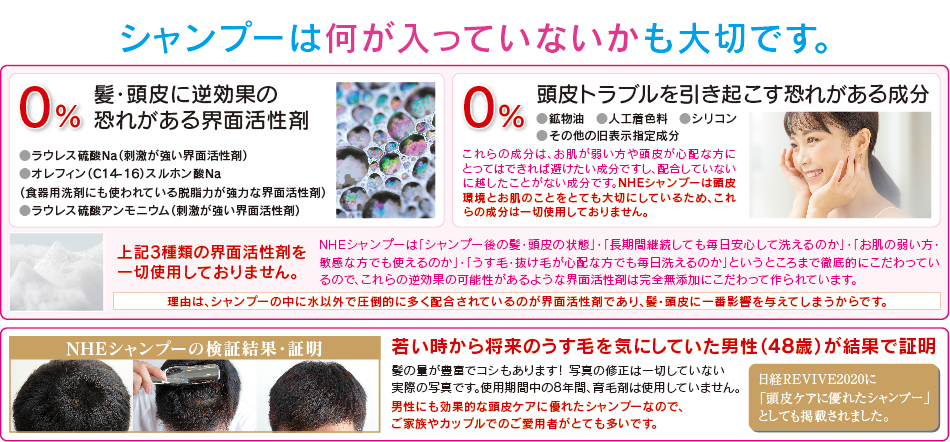 NHE モイストリペアシャンプー